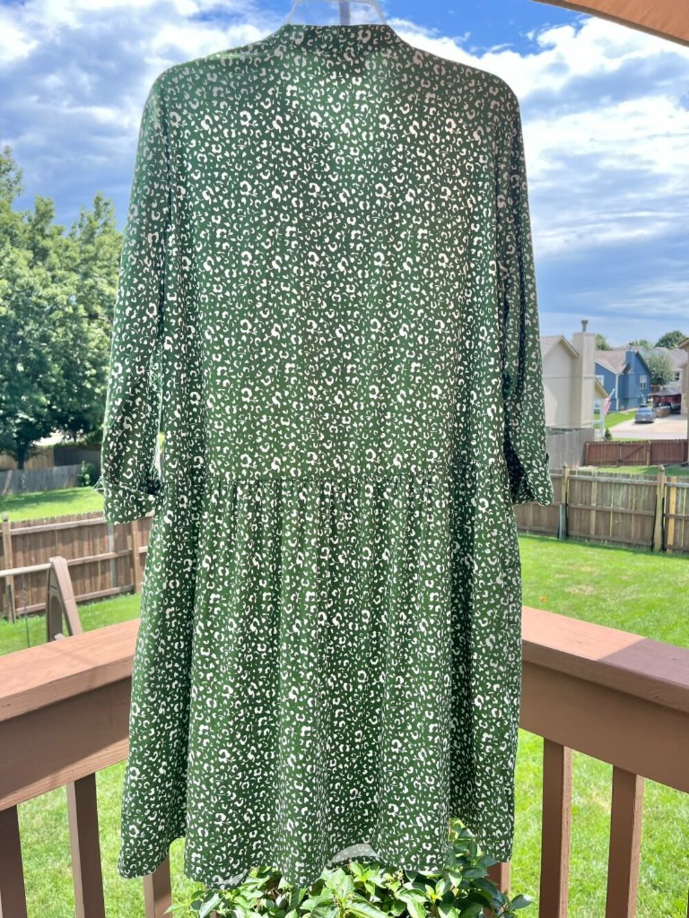 Size XL Tuckernut Royal Shirt Dress - Picture 3 of 7